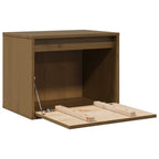 vidaXL Wandschrank Honigbraun 45x30x35 cm Massivholz Kiefer