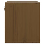 vidaXL Wandschrank Honigbraun 45x30x35 cm Massivholz Kiefer