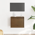 vidaXL Wandschrank Honigbraun 45x30x35 cm Massivholz Kiefer