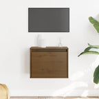 vidaXL Wandschrank Honigbraun 45x30x35 cm Massivholz Kiefer