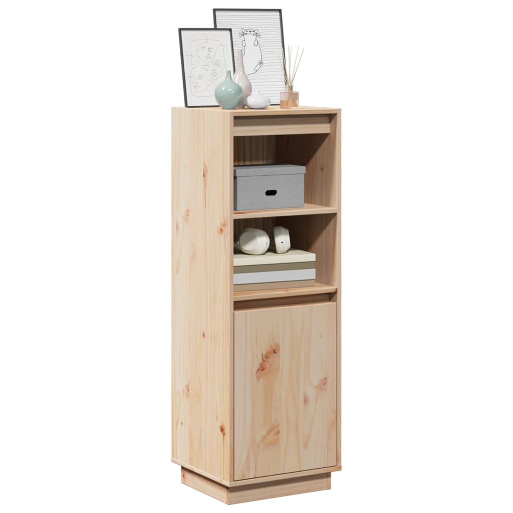 vidaXL Highboard 37x34x110 cm Massivholz Kiefer