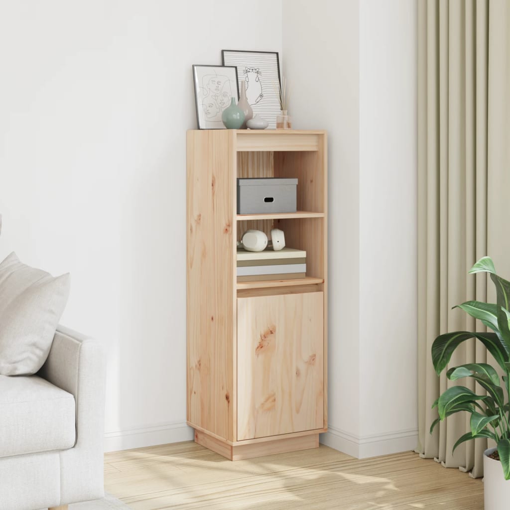 vidaXL Highboard 37x34x110 cm Massivholz Kiefer