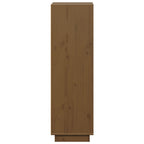 vidaXL Highboard Honigbraun 37x34x110 cm Massivholz Kiefer