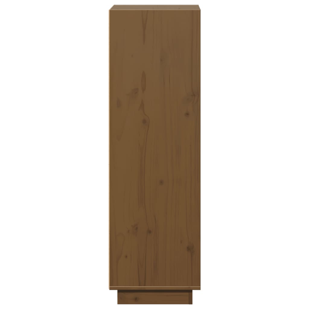 vidaXL Highboard Honigbraun 37x34x110 cm Massivholz Kiefer