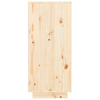 vidaXL Schuhschrank 60x35x80 cm Massivholz Kiefer