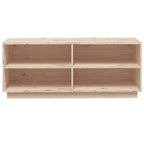 vidaXL Schuhregal 110x34x45 cm Massivholz Kiefer