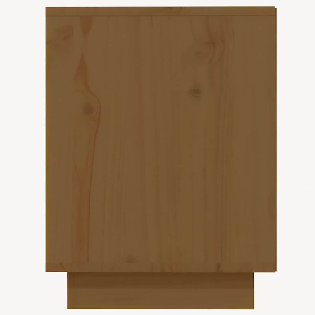 vidaXL Schuhregal Honigbraun 110x34x45 cm Massivholz Kiefer
