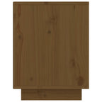 vidaXL Schuhschrank Honigbraun 60x34x45 cm Massivholz Kiefer