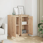 vidaXL Sideboards 2 Stk. 31,5x34x75 cm Massivholz Kiefer