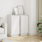 vidaXL Sideboards 2 Stk. 31,5x34x75 cm Massivholz Kiefer