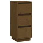 vidaXL Sideboard Honigbraun 32x34x75 cm Massivholz Kiefer