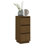 vidaXL Sideboard Honigbraun 32x34x75 cm Massivholz Kiefer