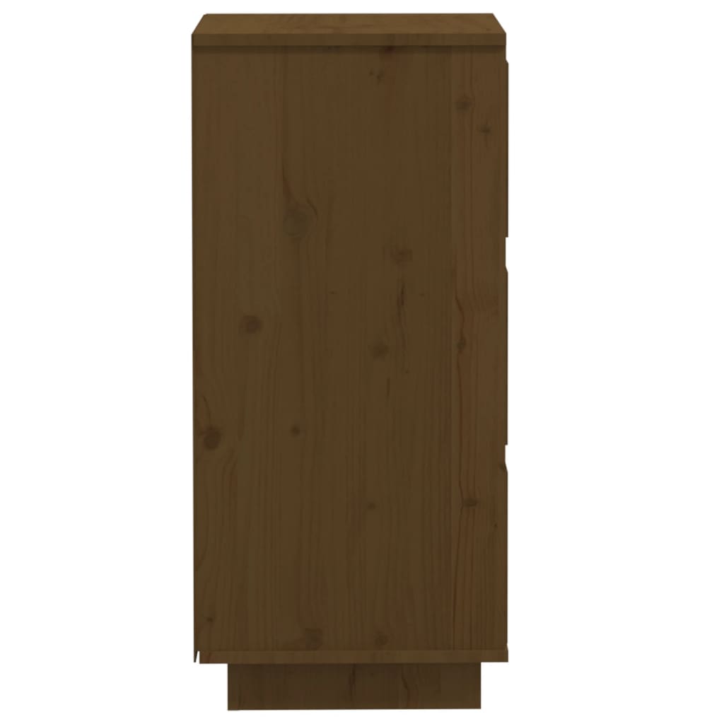 vidaXL Sideboard Honigbraun 32x34x75 cm Massivholz Kiefer
