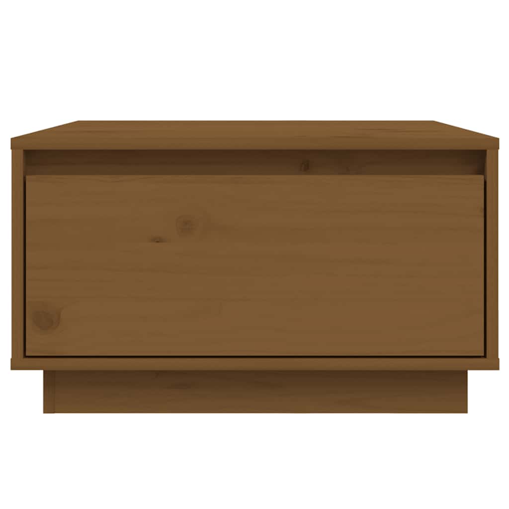 vidaXL Couchtisch Honigbraun 55x56x32 cm Massivholz Kiefer