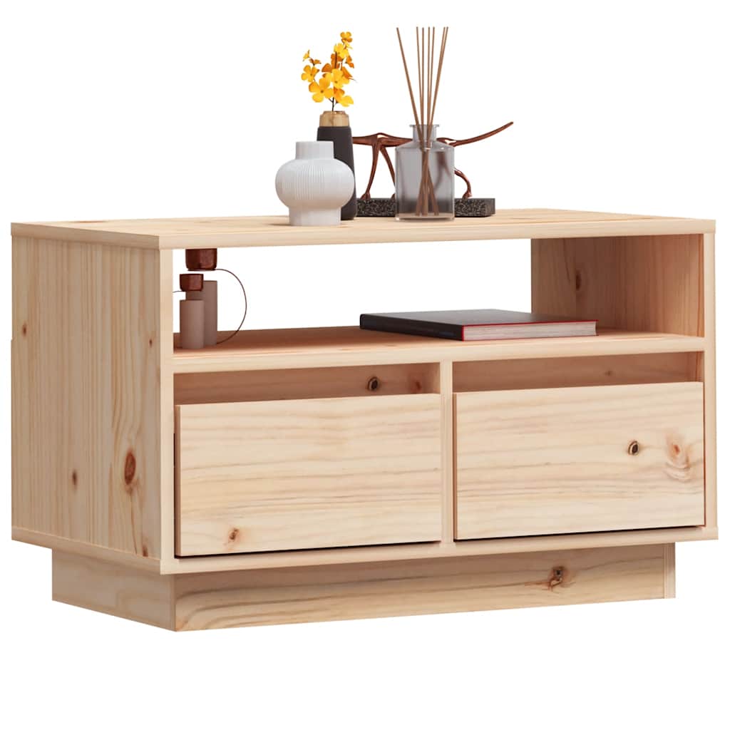 vidaXL TV-Schrank 60x35x37 cm Massivholz Kiefer