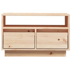 vidaXL TV-Schrank 60x35x37 cm Massivholz Kiefer