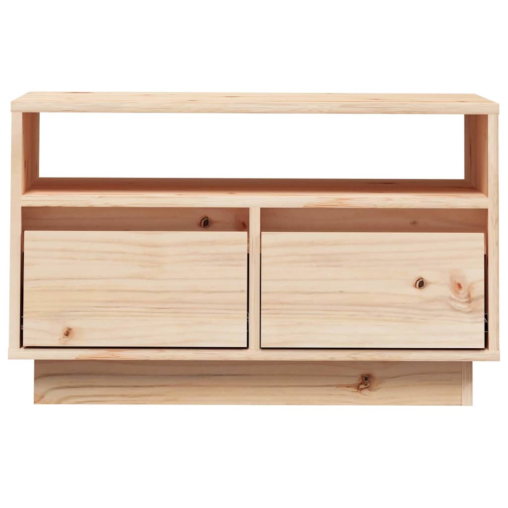 vidaXL TV-Schrank 60x35x37 cm Massivholz Kiefer