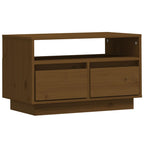 vidaXL TV-Schrank Honigbraun 60x35x37 cm Massivholz Kiefer