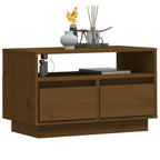 vidaXL TV-Schrank Honigbraun 60x35x37 cm Massivholz Kiefer