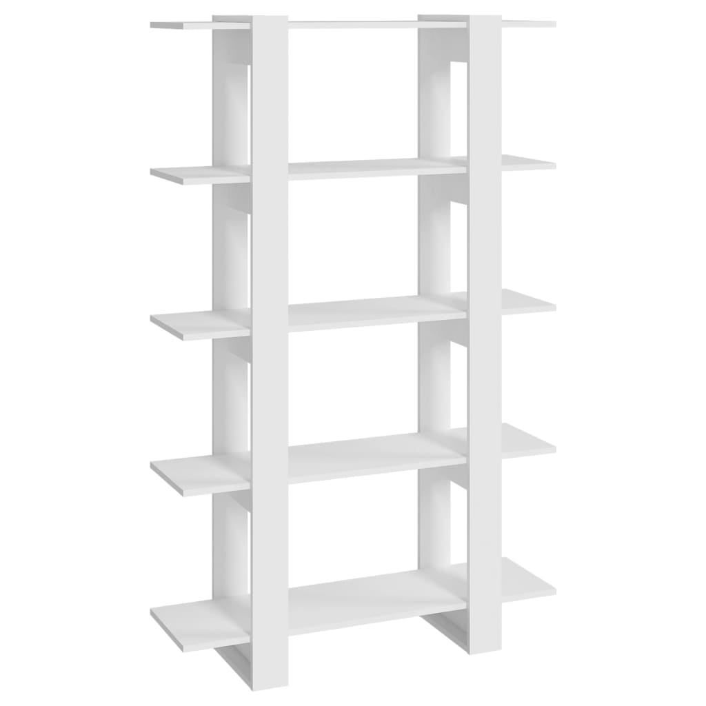 vidaXL Bücherregal/Raumteiler Weiß 100×30×160 cm