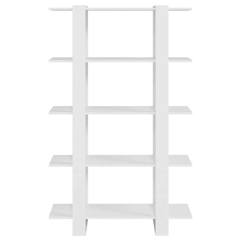 vidaXL Bücherregal/Raumteiler Weiß 100×30×160 cm