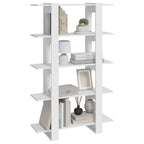 vidaXL Bücherregal/Raumteiler Weiß 100×30×160 cm
