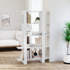vidaXL Bücherregal/Raumteiler Weiß 100×30×160 cm
