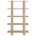 vidaXL Bücherregal/Raumteiler Sonoma-Eiche 100×30×160 cm