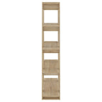 vidaXL Bücherregal/Raumteiler Sonoma-Eiche 100×30×160 cm