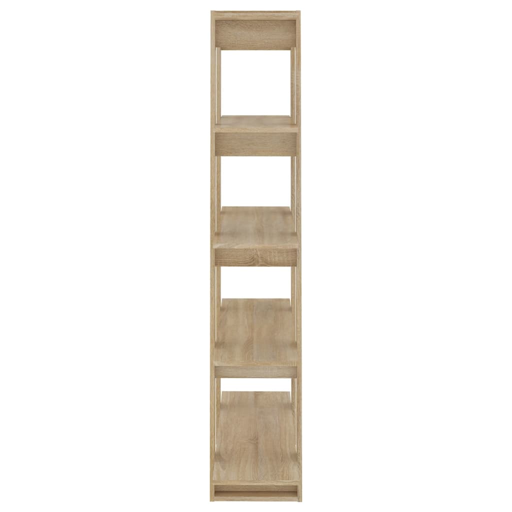 vidaXL Bücherregal/Raumteiler Sonoma-Eiche 100×30×160 cm
