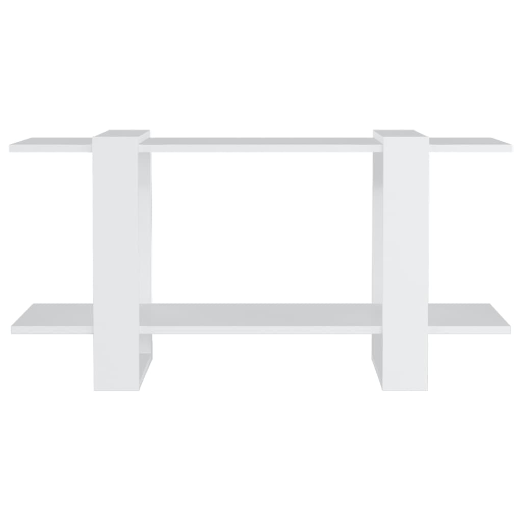 vidaXL Bücherregal Weiß 100x30x51 cm Holzwerkstoff
