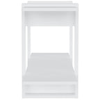 vidaXL Bücherregal Weiß 100x30x51 cm Holzwerkstoff