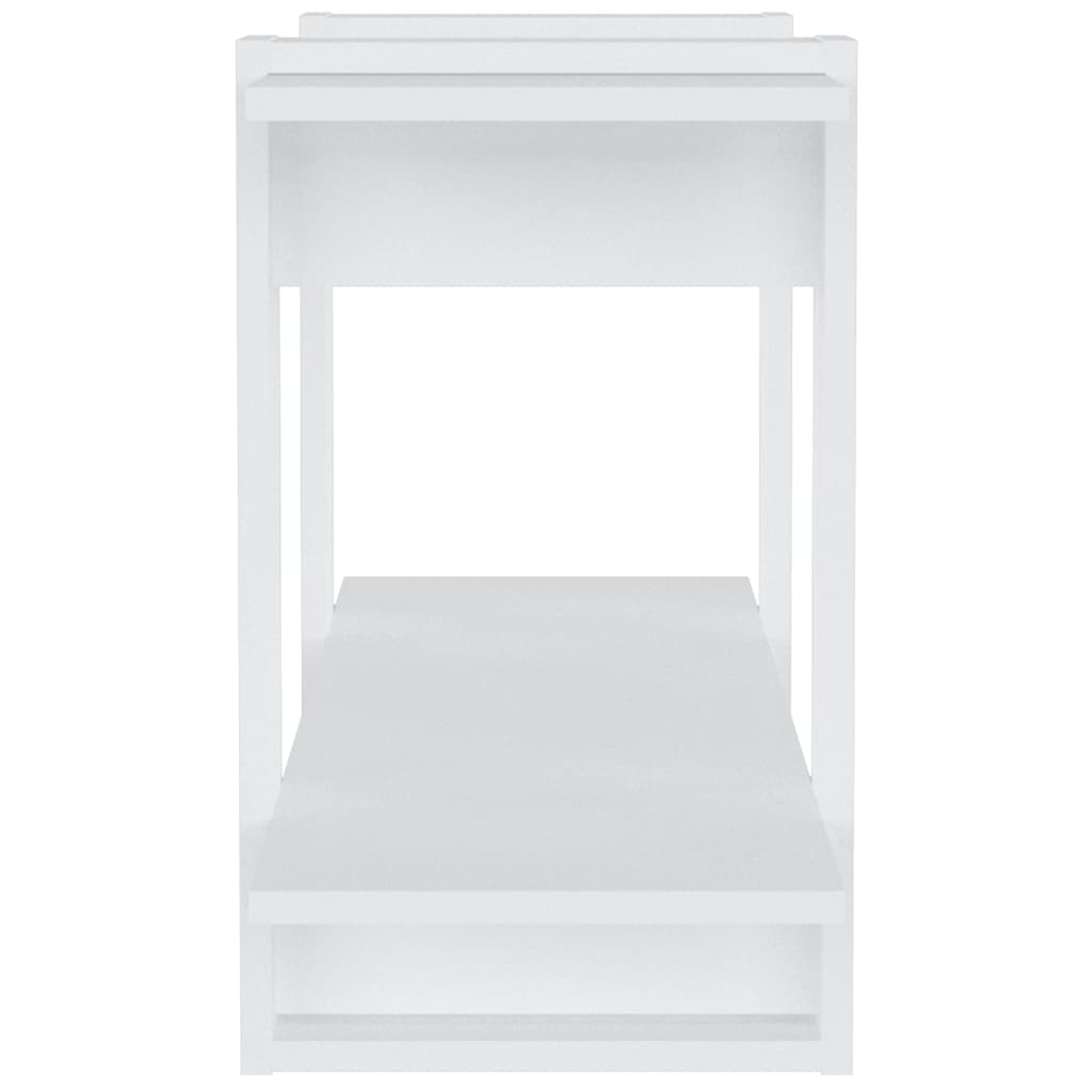 vidaXL Bücherregal Weiß 100x30x51 cm Holzwerkstoff