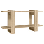 vidaXL Bücherregal Sonoma-Eiche 100x30x51 cm Holzwerkstoff