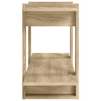 vidaXL Bücherregal Sonoma-Eiche 100x30x51 cm Holzwerkstoff