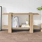 vidaXL Bücherregal Sonoma-Eiche 100x30x51 cm Holzwerkstoff