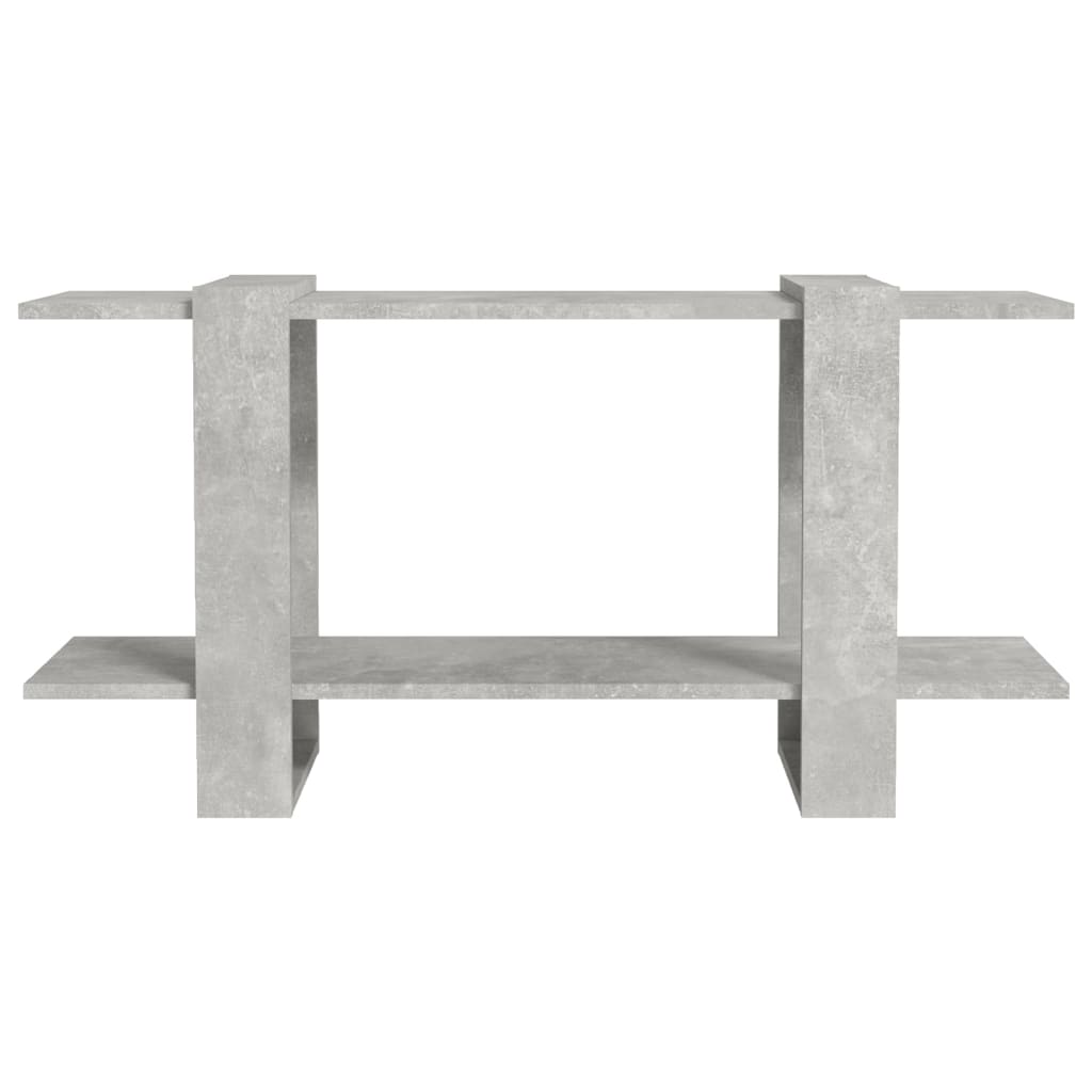 vidaXL Bücherregal Betongrau 100x30x51 cm Holzwerkstoff