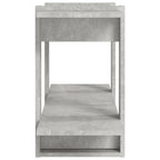 vidaXL Bücherregal Betongrau 100x30x51 cm Holzwerkstoff