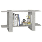 vidaXL Bücherregal Betongrau 100x30x51 cm Holzwerkstoff