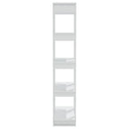 vidaXL Bücherregal/Raumteiler Weiß 80x30x160 cm Holzwerkstoff