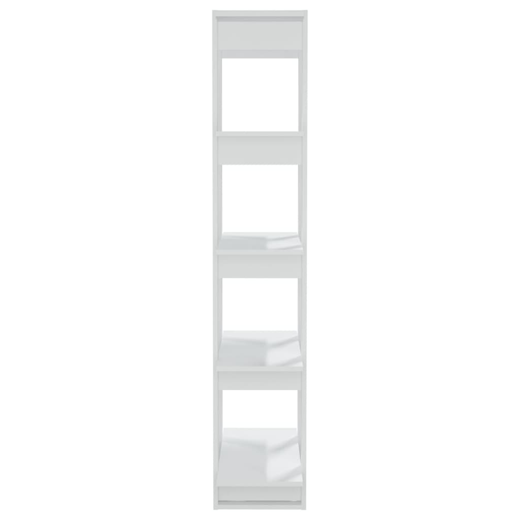 vidaXL Bücherregal/Raumteiler Weiß 80x30x160 cm Holzwerkstoff