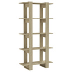 vidaXL Bücherregal/Raumteiler Sonoma-Eiche 80x30x160 cm Holzwerkstoff