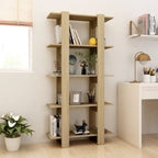 vidaXL Bücherregal/Raumteiler Sonoma-Eiche 80x30x160 cm Holzwerkstoff