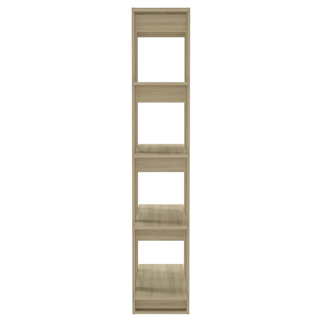 vidaXL Bücherregal/Raumteiler Sonoma-Eiche 80x30x160 cm Holzwerkstoff