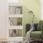 vidaXL Bücherregal/Raumteiler Hochglanz-Weiß 40x30x103cm Holzwerkstoff