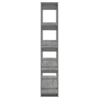 vidaXL Bücherregal/Raumteiler Grau Sonoma 100×30×160 cm