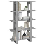 vidaXL Bücherregal/Raumteiler Grau Sonoma 100×30×160 cm
