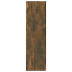 vidaXL Bücherregal/Raumteiler Räuchereiche 40x30x103 cm Holzwerkstoff