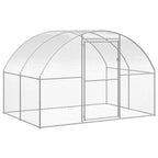 vidaXL Outdoor-Hühnerstall 3x4x2 m Verzinkter Stahl