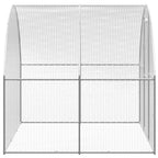 vidaXL Outdoor-Hühnerstall 3x4x2 m Verzinkter Stahl